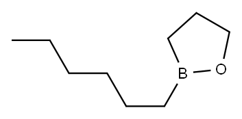 2-Hexyl-1,2-oxaborolane Structure