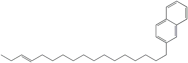 2-(14-Heptadecenyl)naphthalene Structure