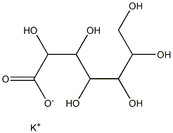 2,3,4,5,6,7-Hexahydroxyheptanoic acid potassium salt Structure