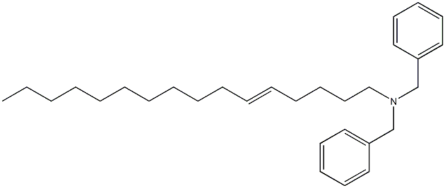 (5-Hexadecenyl)dibenzylamine Structure