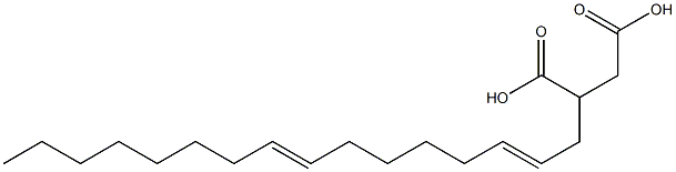 (2,8-Hexadecadienyl)succinic acid Structure