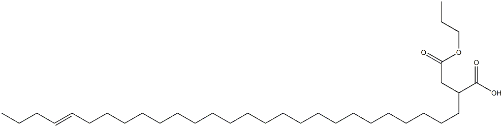 2-(23-Heptacosenyl)succinic acid 1-hydrogen 4-propyl ester Structure