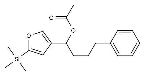 Acetic acid 1-[5-(trimethylsilyl)-3-furyl]-4-phenylbutyl ester