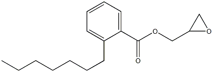 2-Heptylbenzoic acid glycidyl ester