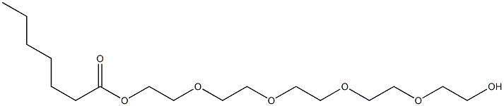 Heptanoic acid 2-[2-[2-[2-(2-hydroxyethoxy)ethoxy]ethoxy]ethoxy]ethyl ester
