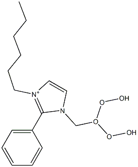 3-Hexyl-2-phenyl-1-[pentoxymethyl]-1H-imidazol-3-ium|