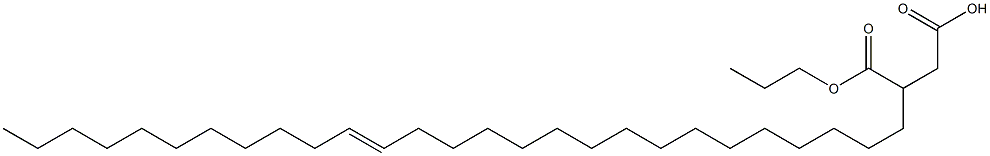 3-(16-Heptacosenyl)succinic acid 1-hydrogen 4-propyl ester Structure