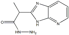 2-(3H-Imidazo[4,5-b]pyridin-2-yl)propanoic acid hydrazide Structure
