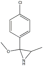 2-(p-Chlorophenyl)-2-methoxy-3-methylaziridine