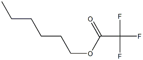 Hexyl trifluoroacetate Structure