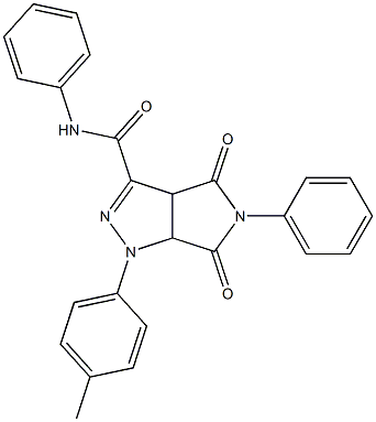 1,3a,4,5,6,6a-Hexahydro-4,6-dioxo-N-phenyl-5-(phenyl)-1-(4-methylphenyl)pyrrolo[3,4-c]pyrazole-3-carboxamide