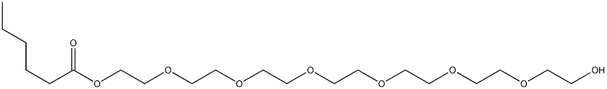 Hexanoic acid 2-[2-[2-[2-[2-[2-(2-hydroxyethoxy)ethoxy]ethoxy]ethoxy]ethoxy]ethoxy]ethyl ester|