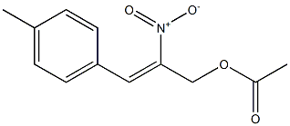 Acetic acid 2-nitro-3-[4-methylphenyl]-2-propenyl ester