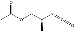 (+)-Acetic acid (S)-2-isocyanatopropyl ester Structure