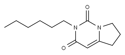 2-Hexyl-6,7-dihydropyrrolo[1,2-c]pyrimidine-1,3(2H,5H)-dione|