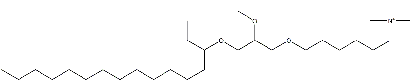 6-(3-Hexadecyloxy-2-methoxypropyloxy)-N,N,N-trimethylhexan-1-aminium