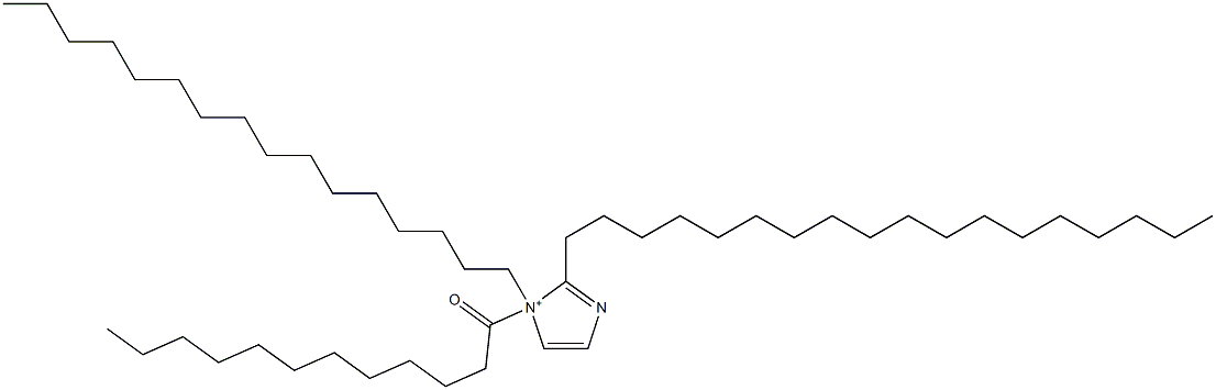 1-Hexadecyl-2-octadecyl-1-dodecanoyl-1H-imidazol-1-ium|