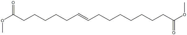 7-Hexadecenedioic acid dimethyl ester Structure