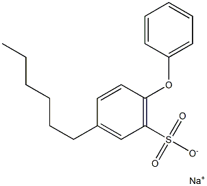 3-Hexyl-6-phenoxybenzenesulfonic acid sodium salt