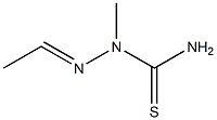 Acetaldehyde 2-methyl thiosemicarbazone Structure