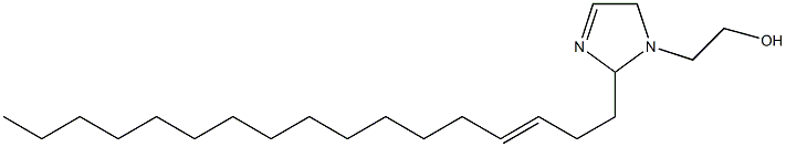 2-(3-Heptadecenyl)-3-imidazoline-1-ethanol Structure