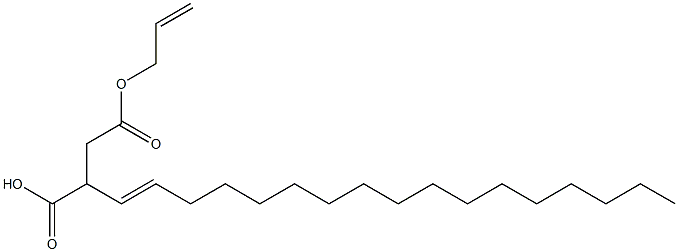 2-(1-Heptadecenyl)succinic acid 1-hydrogen 4-allyl ester Structure
