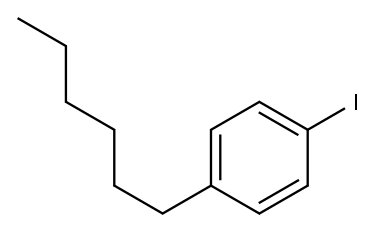 4-Hexylphenyl iodide Structure