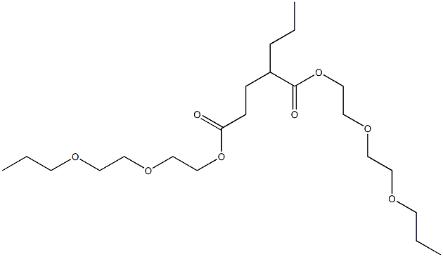 Hexane-1,3-dicarboxylic acid bis[2-(2-propoxyethoxy)ethyl] ester 结构式