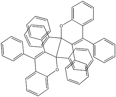 2,2',3,3',4,4'-Hexaphenyl-2,2'-bi(2H-1-benzopyran) Structure