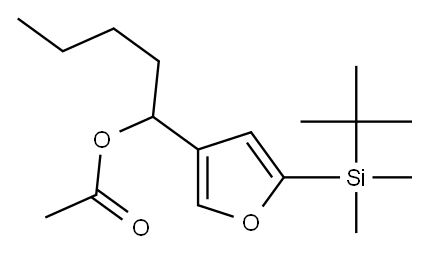 Acetic acid 1-[5-(tert-butyldimethylsilyl)-3-furyl]pentyl ester