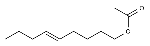 Acetic acid 5-nonenyl ester Structure