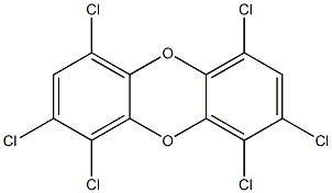 1,3,4,6,7,9-Hexachlorodibenzo-p-dioxin Structure