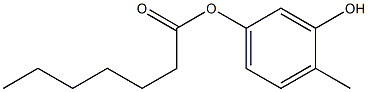 Heptanoic acid 3-hydroxy-4-methylphenyl ester