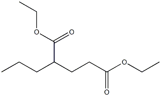 Hexane-1,3-dicarboxylic acid diethyl ester 结构式