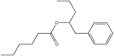 Hexanoic acid 1-benzylbutyl ester|