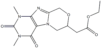 [(1,2,3,4,6,7-Hexahydro-1,3-dimethyl-2,4-dioxo-9H-[1,4]oxazino[3,4-f]purin)-7-yl]acetic acid ethyl ester