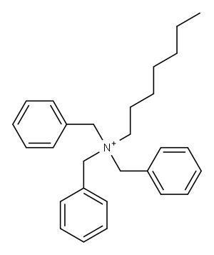 Heptyltribenzylaminium