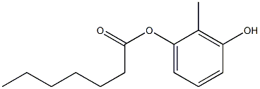 Heptanoic acid 3-hydroxy-2-methylphenyl ester