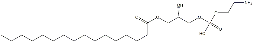 Hexadecanoic acid (S)-3-[[(2-aminoethoxy)(hydroxy)phosphinyl]oxy]-2-hydroxypropyl ester