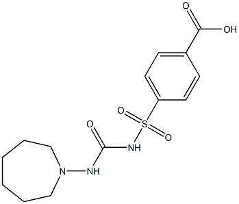 1-[(Hexahydro-1H-azepin)-1-yl]-3-[(4-carboxyphenyl)sulfonyl]urea