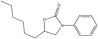 5-Hexyl-3-phenyloxazolidin-2-one Structure