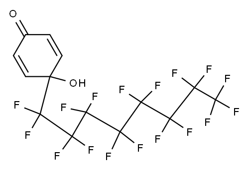 4-(Heptadecafluorooctyl)-4-hydroxy-2,5-cyclohexadien-1-one