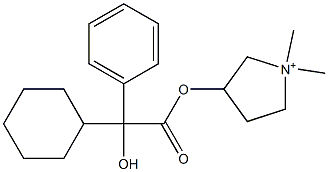 Hexopyrronium 结构式
