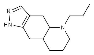 4,4a,5,6,7,8,8a,9-octahydro-5-propyl-1H-pyrzolo(3,4-g)quinoline
