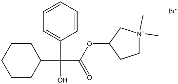 HexopyrroniumBromide Structure