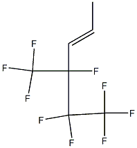 4,5,5,6,6,6-HEXAFLUORO-4-TRIFLUOROMETHYL-2-HEXENE Structure