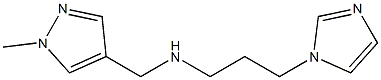 [3-(1H-imidazol-1-yl)propyl][(1-methyl-1H-pyrazol-4-yl)methyl]amine|