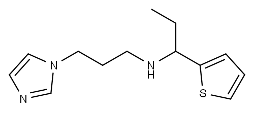 [3-(1H-imidazol-1-yl)propyl][1-(thiophen-2-yl)propyl]amine