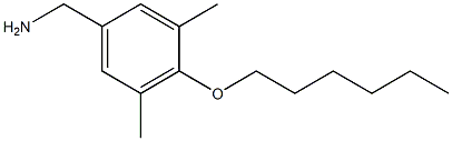 [4-(hexyloxy)-3,5-dimethylphenyl]methanamine Structure