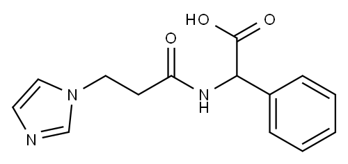 {[3-(1H-imidazol-1-yl)propanoyl]amino}(phenyl)acetic acid